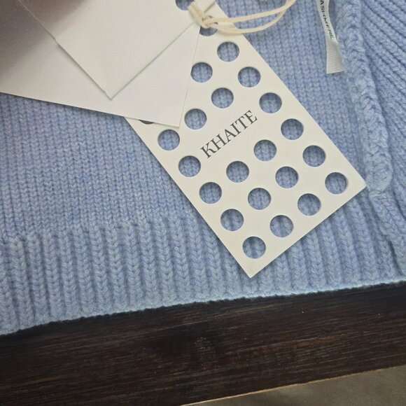 KHAITE Scarlet cardigan light blue size M - Picture 4 of 5